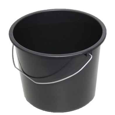 Emmer zwart 12 liter