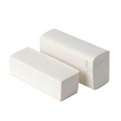 Vouwhanddoek wit cellulose ZZ-vouw 2 laags