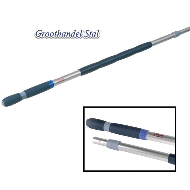 Vileda Telescoopsteel Blauw 100/180 cm