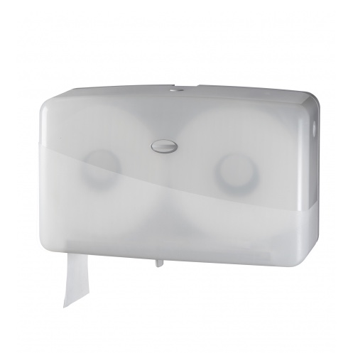 Pearl white jumbo duo-mini toiletrolhouder