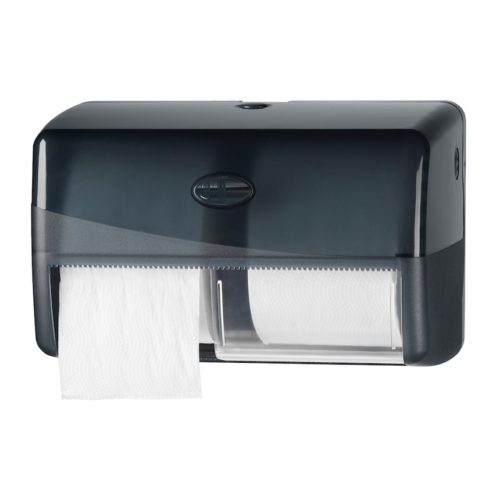 Pearl black duo toiletrolhouder