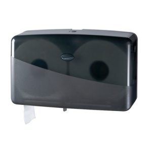 Pearl black jumbo duo-mini toiletrolhouder