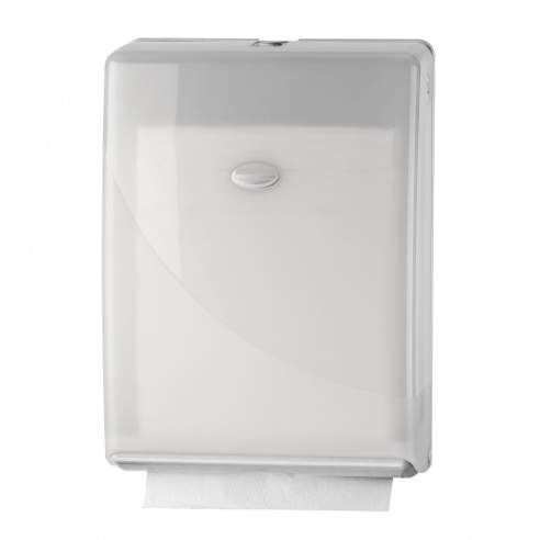 Pearl white vouwhanddoek dispenser