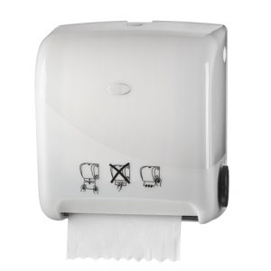 Pearl white handdoek automaat autocut