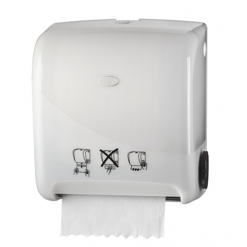Pearl white handdoek automaat autocut