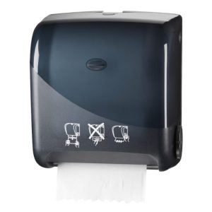 Pearl black handdoekautomaat autocut