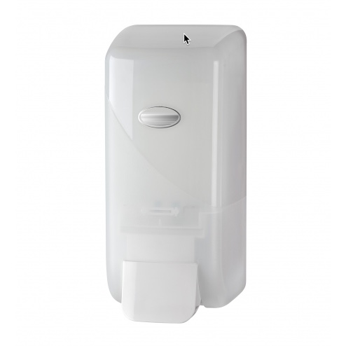 Pearl white bag in box zeepdispenser 900ml