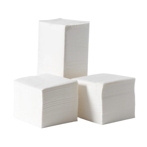 Servetten wit cellulose 1 laags