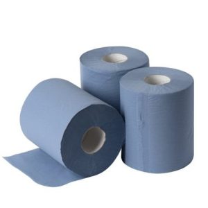 Midi poetspapier cellulose blauw