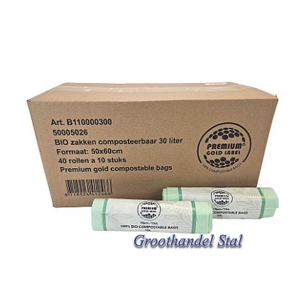 Composteerbare afvalzak 30Liter