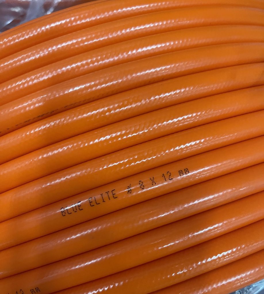 Blue Elite telewash slang Orange 8x12mm,100M