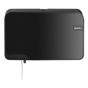 Quartz Zwart Duo toiletrol dispenser