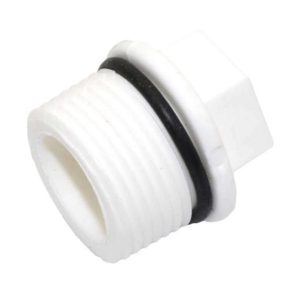 eindkap pvc met rubber 1 inch