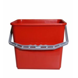 Emmer kunststof 6 ltr rood