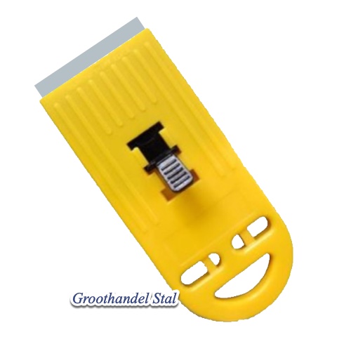Glasschraper geel