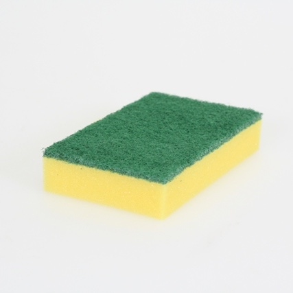 Schuurspons geel met groene pad
