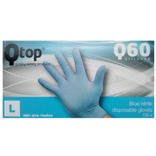 Handschoenen Nitril blauw M