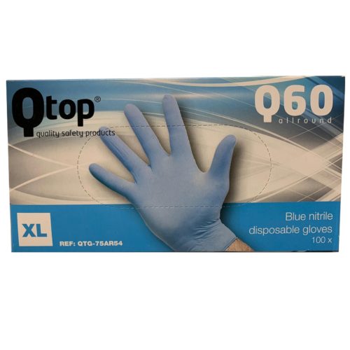 Handschoenen Nitril blauw XL