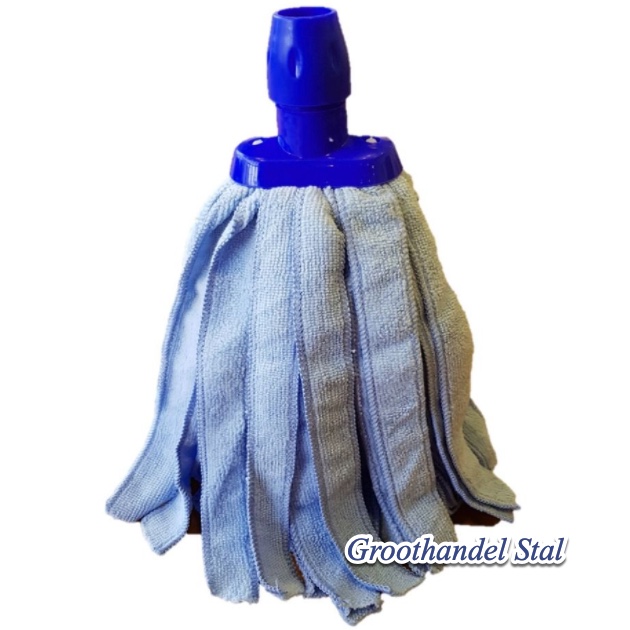 Microvezel mop 250 gram blauw