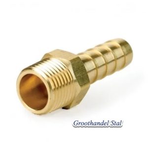 1/2″ buitendraad met slangpilaar 8mm