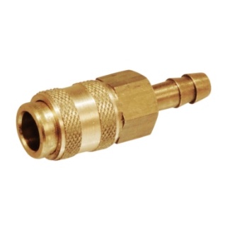 Koppeling met slangpilaar 6mm