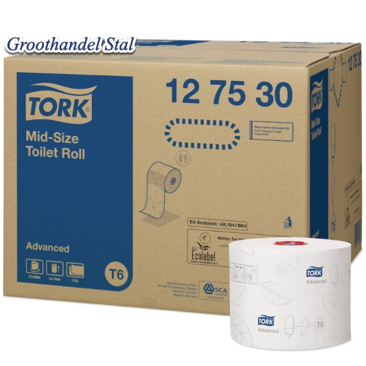 Tork Mid-size toiletpapier 2 laags