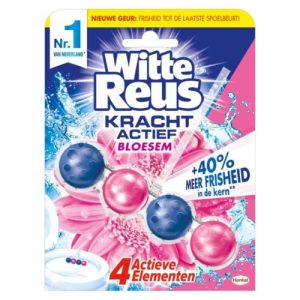 Toiletblok Witte Reus Kracht-Actief Boost Bloesem