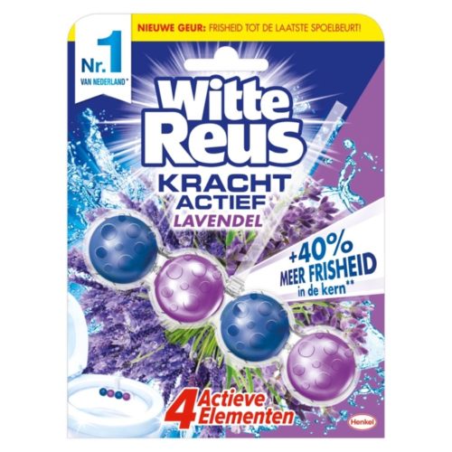 Toiletblok Witte Reus Kracht-Actief Boost Lavendel