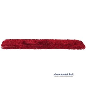 Zwabberhoes acryl 60 cm. met drukknopen rood