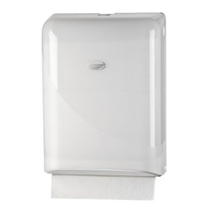 Pearl white vouwhanddoek dispenser
