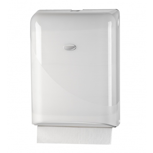 Pearl white vouwhanddoek dispenser